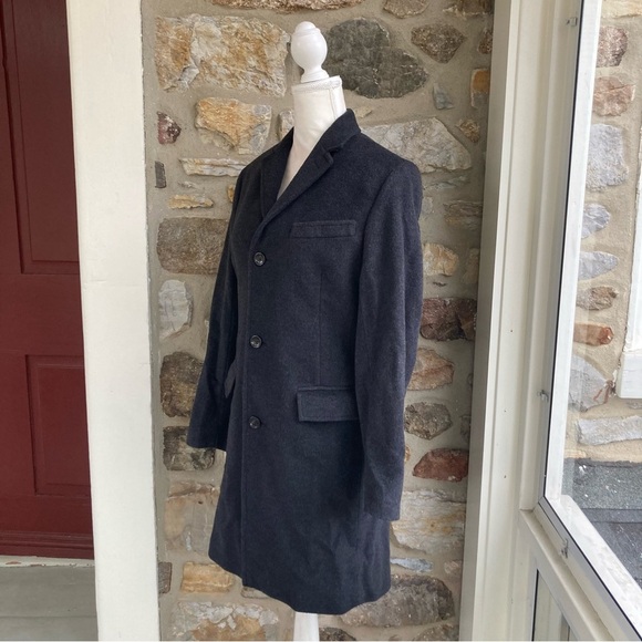 J. Crew Ludlow Topcoat in Italian Wool Cashmere Heather Charcoal F5543 $450 - Picture 5 of 17